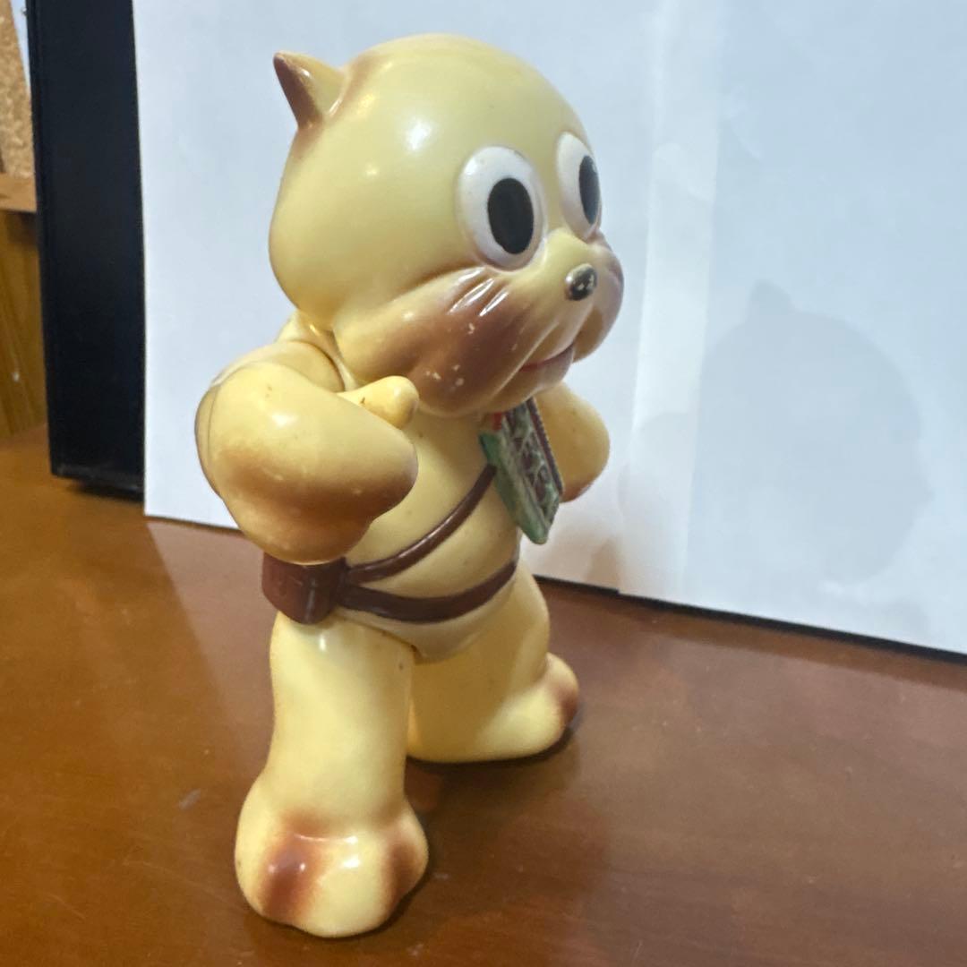 のらくろ ソフビ ⑤ ブル連隊長 難有 マルサンビンテージ　コレクター手放品