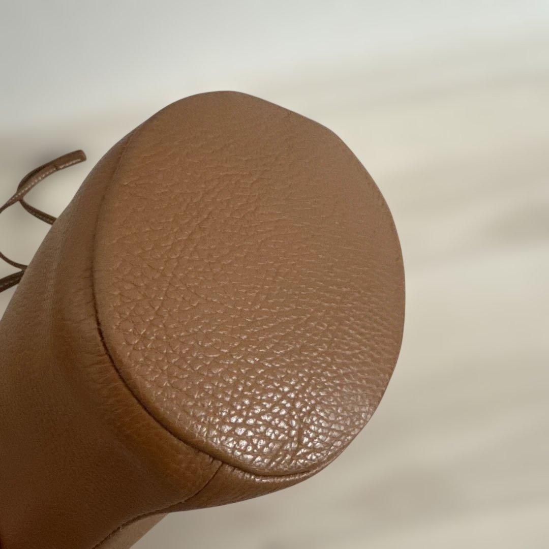 美品　Ayako Bag アヤコバッグ　ポタリバッグ　キャメル