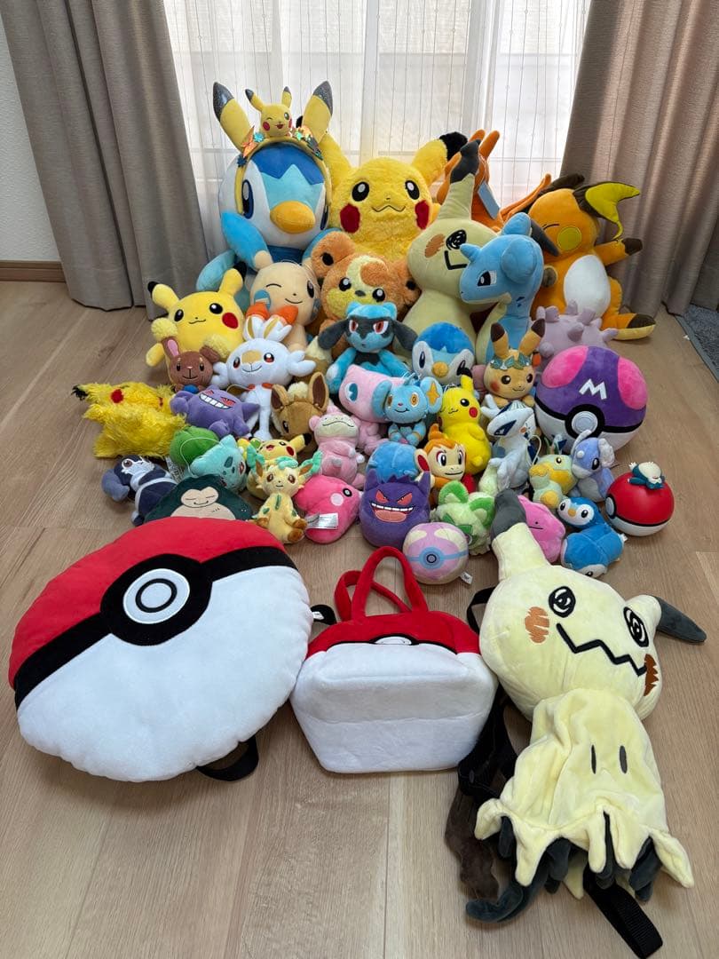 ポケセン SEGA等 ポケモン ぬいぐるみ色々コレクション まとめ売り合計44個
