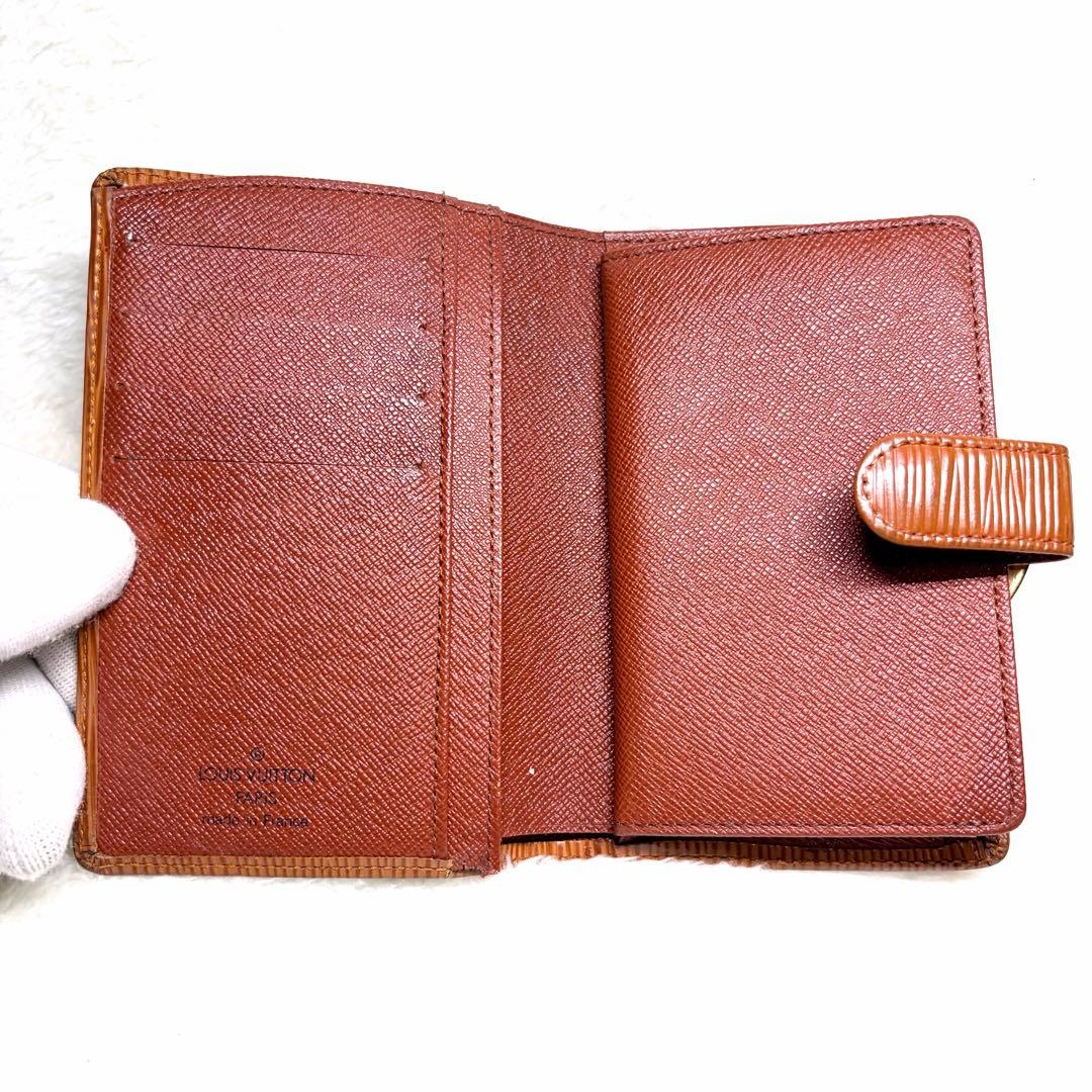 美品　LOUIS VUITTON ルイヴィトン エピ 財布 ブラウン　がま口