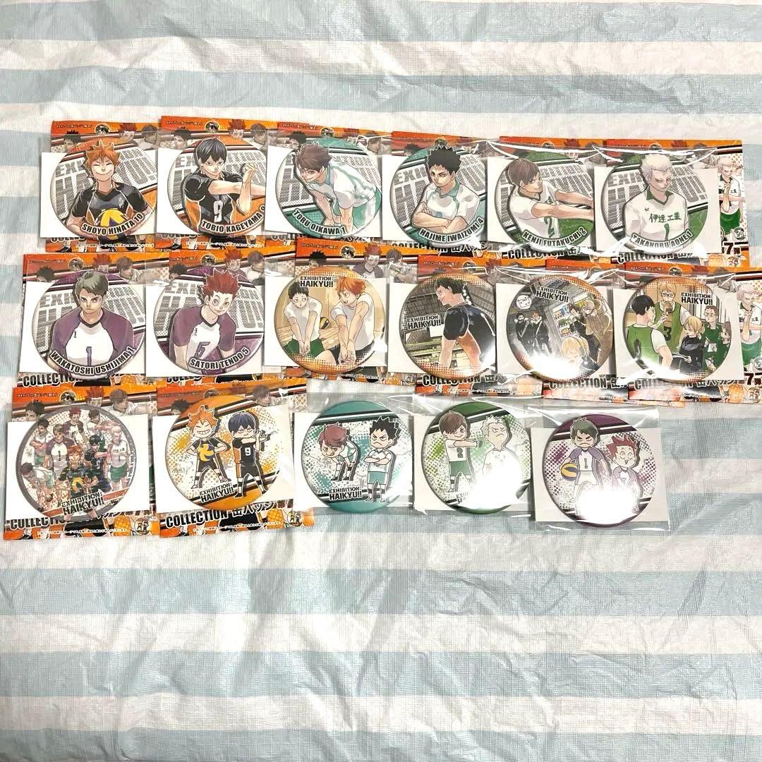 ハイキュー ハイキュー展 コレクション缶バッジ 仙台 東京 フルコンプ