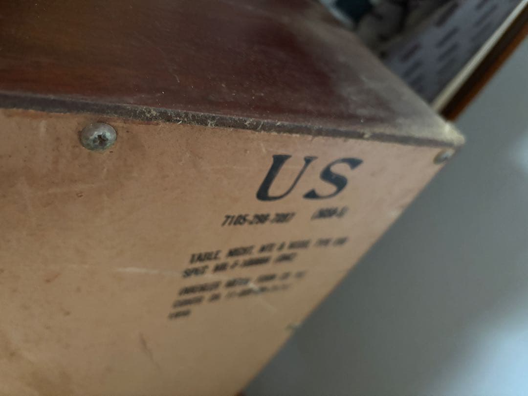 【専用】２個　米軍払い下げ　ミッドセンチュリー　ヴィンテージ　サイドテーブル