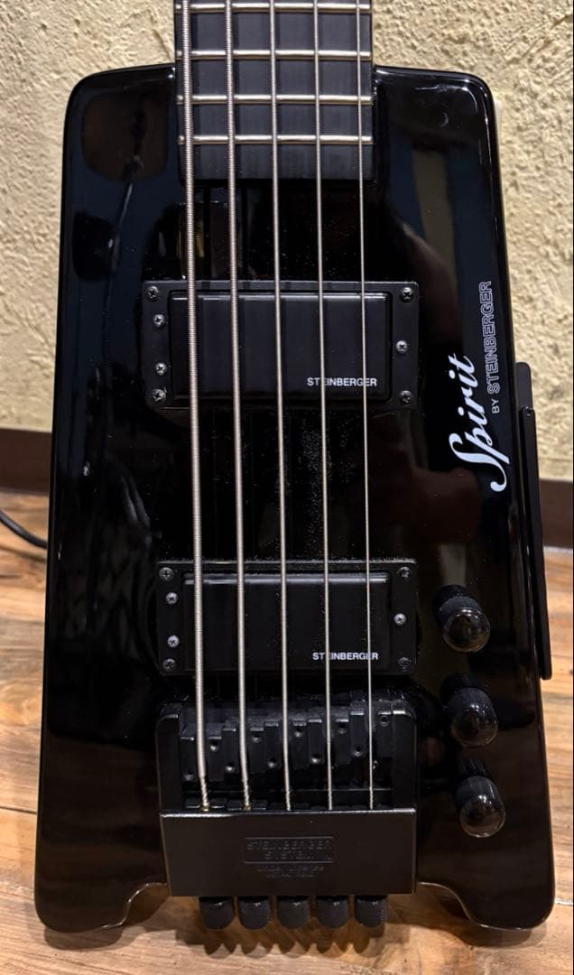 【美品】新品弦・ケース付★Steinberger Spirit XT-25 5弦
