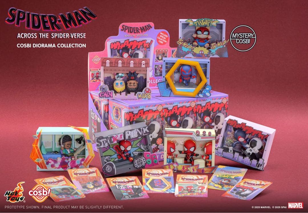 ホットトイズ　コスビコレクション　スパイダーマン 6体入り