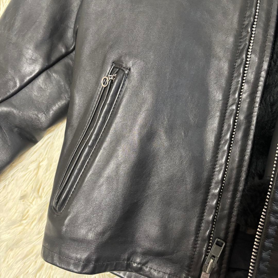 人気✨schott 641E レザージャケット　シングルライダース　本革　38