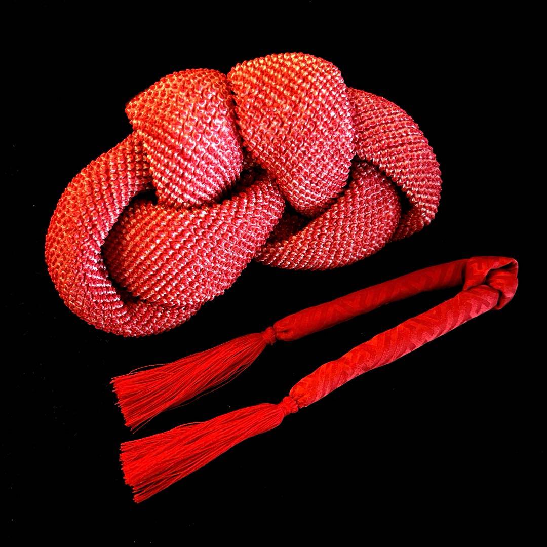 専用です。 日本髪 髪飾り 七五三(7歳) (赤 ・つばき )