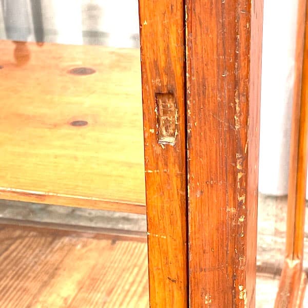 関西限定　送料別　ビンテージ家具　ショーケース　ガラスキャビネット　飾り棚