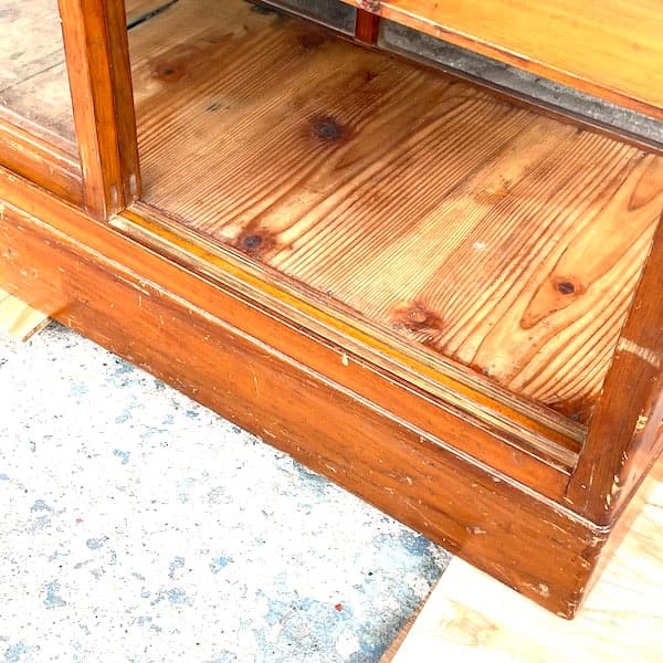 関西限定　送料別　ビンテージ家具　ショーケース　ガラスキャビネット　飾り棚