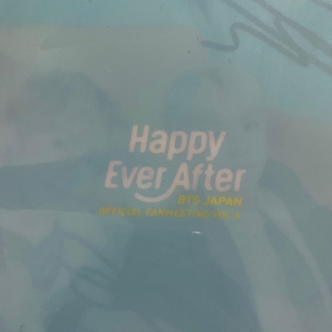 防弾少年団　BTS 直筆　サイン入りクリアファイル　テテ　ユンギ