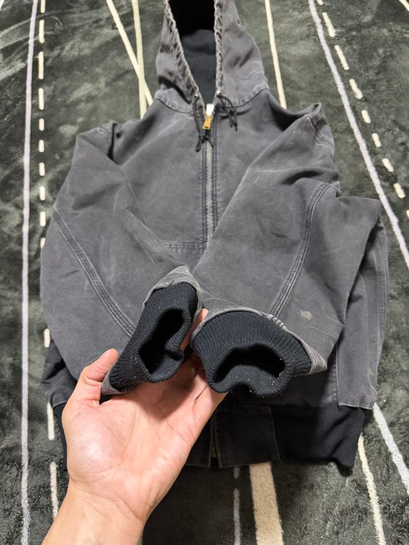 ‼️希望90sカーハートアクティブジャケットJ03ブラックUSA製