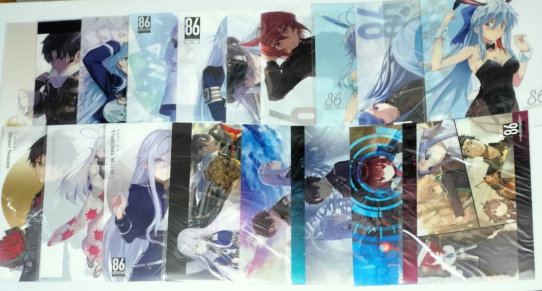 86 エイティシックス　クリアポスター　19枚　くじ