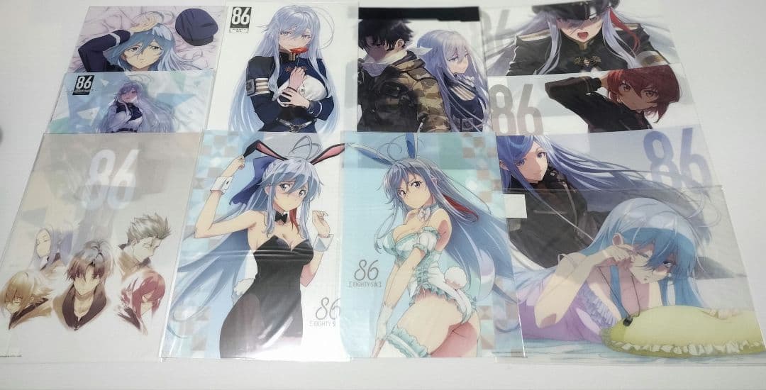 86 エイティシックス　クリアポスター　19枚　くじ