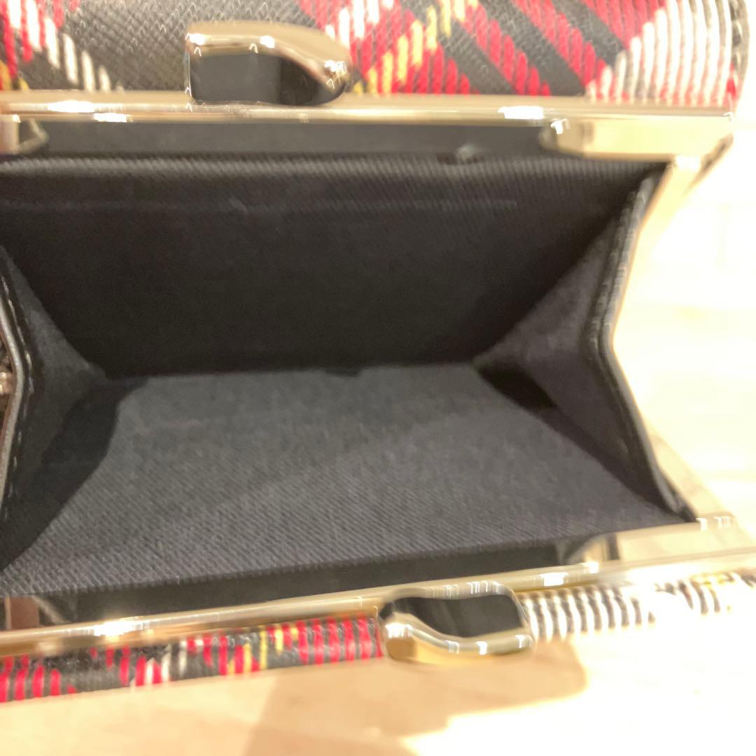 ❤️新品❤️Vivinne Westwood チェック柄がま口三つ折り財布　オーブ