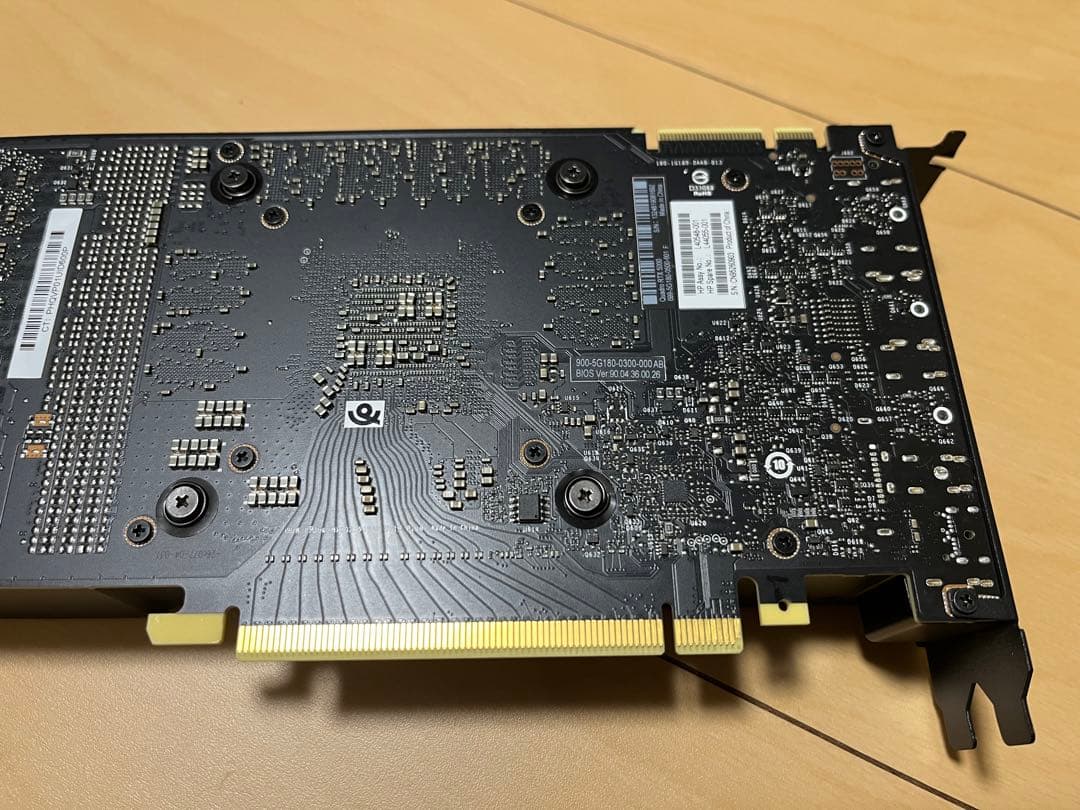 NVIDIA QUADRO RTX5000 グラフィックボード 16GB 中古品