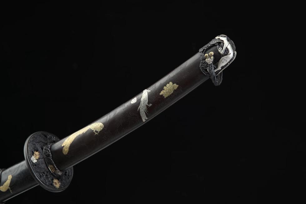 カササギ登梅太刀 日本刀 模造刀 居合刀 武士道 武蔵 鑑賞用 手鍛造打