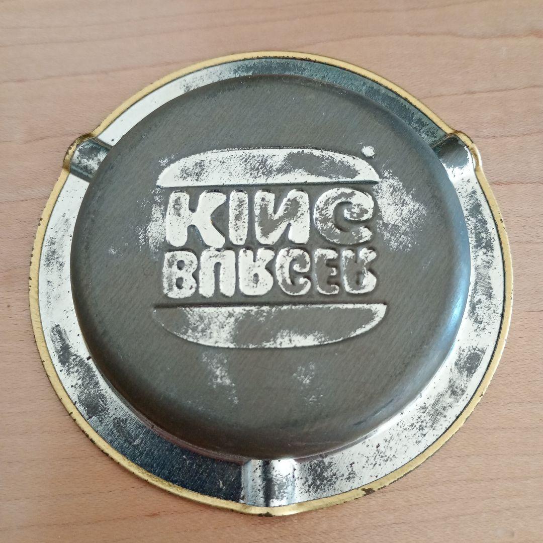 80年代　バーガーキング 金色 灰皿