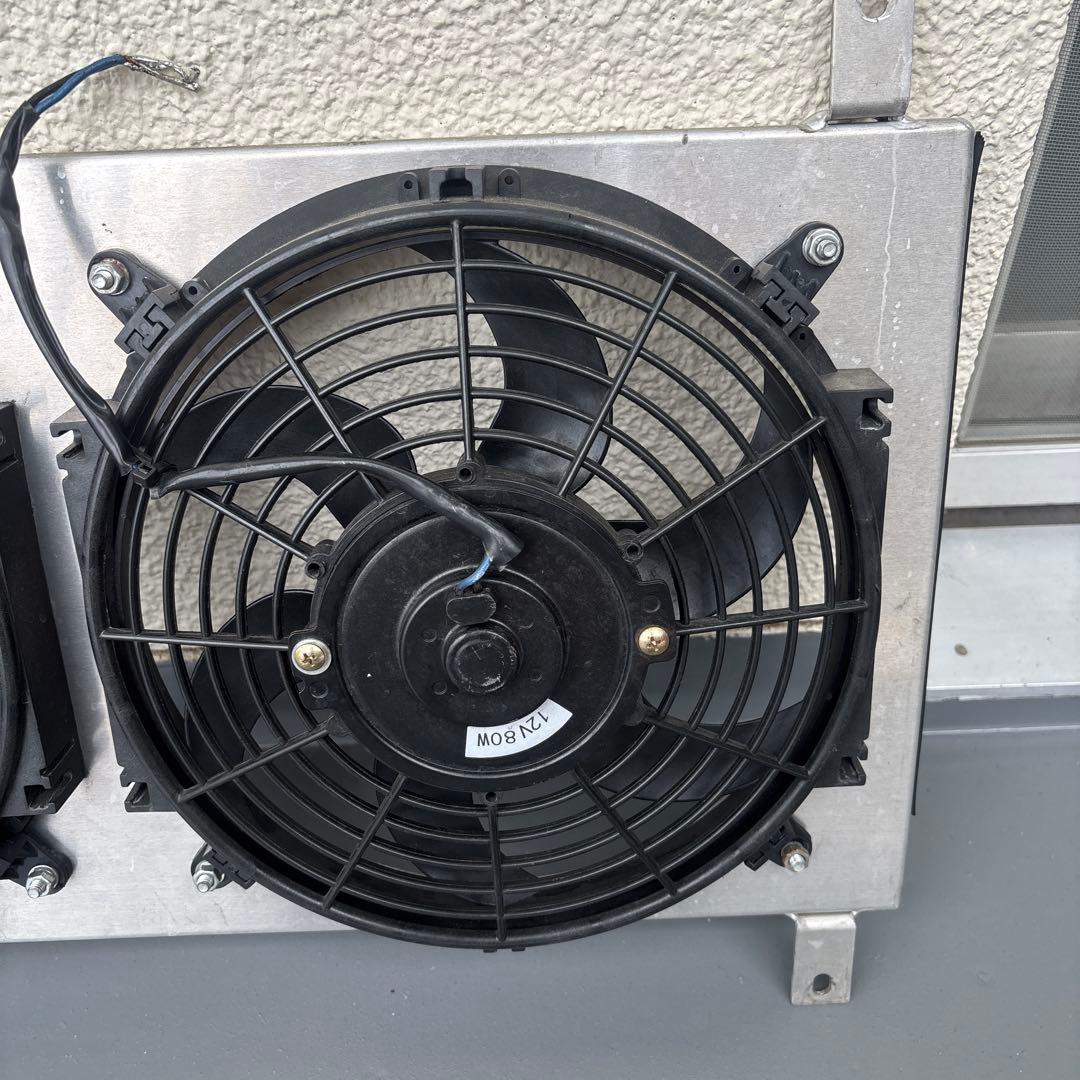 na6ce/na8用　シュラウド付き社外ラジエター電動ファン