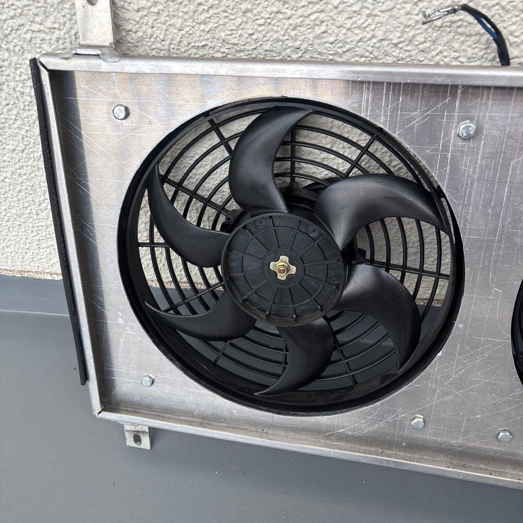 na6ce/na8用　シュラウド付き社外ラジエター電動ファン