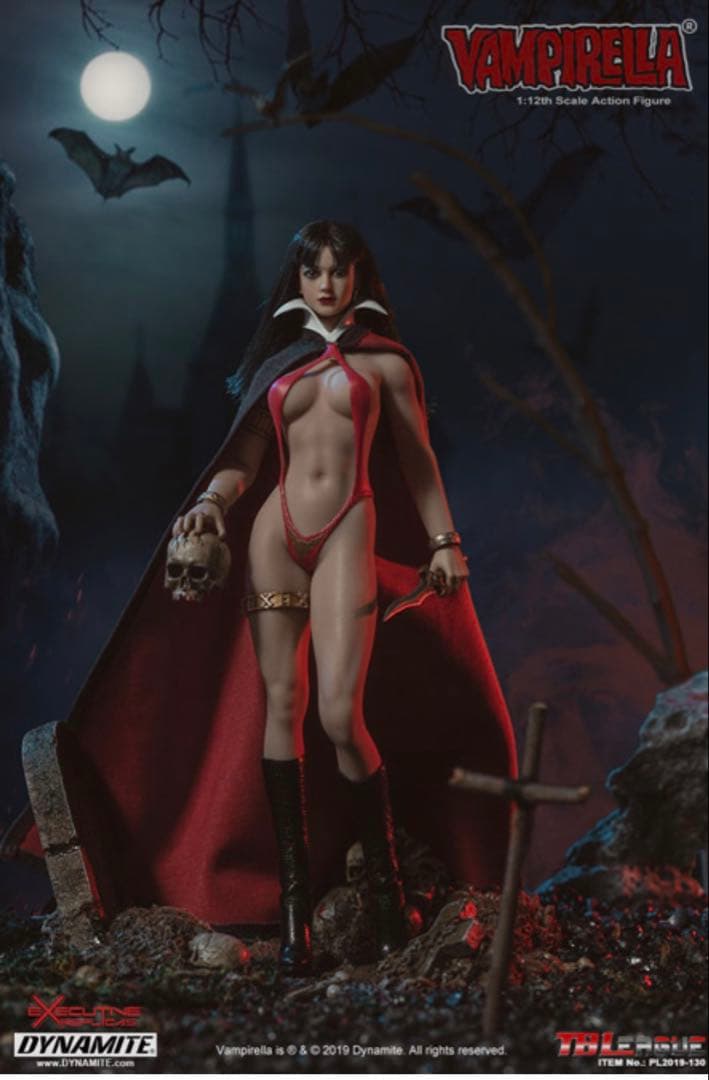 TBLeague1/12スケール シームレス女性ボディフィギュア ヴァンピレラ