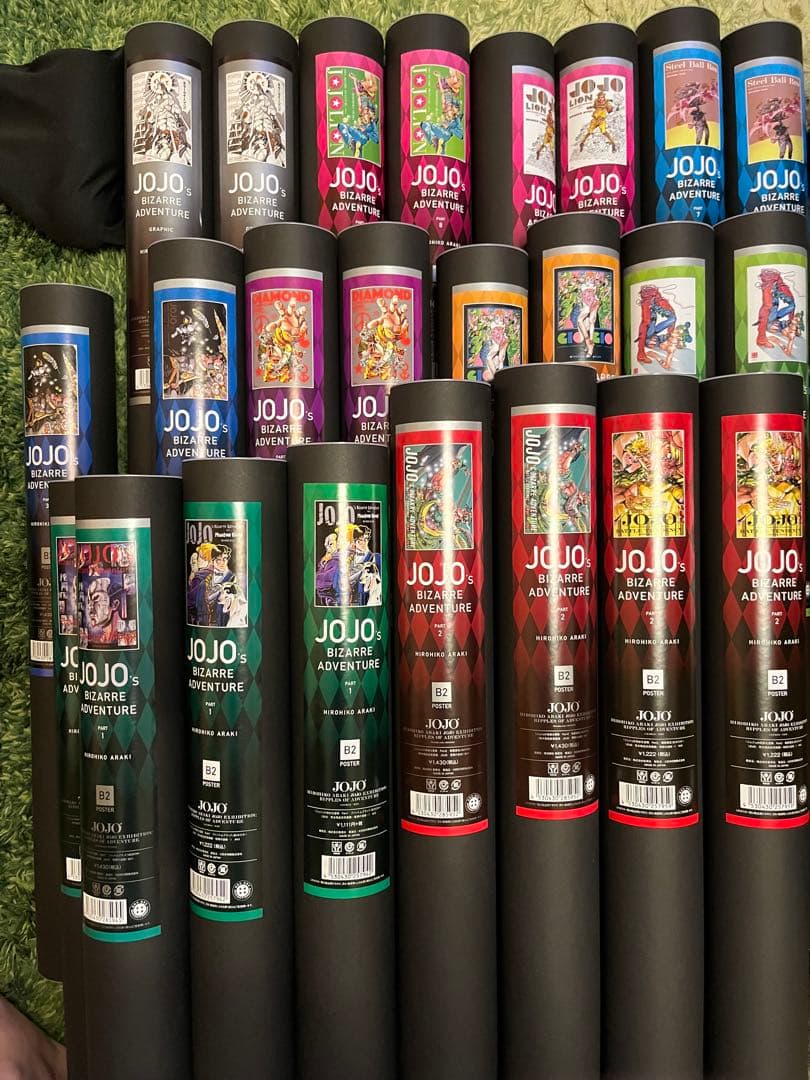 ジョジョの奇妙な冒険　ポスター24枚　12種類x2セット JOJO
