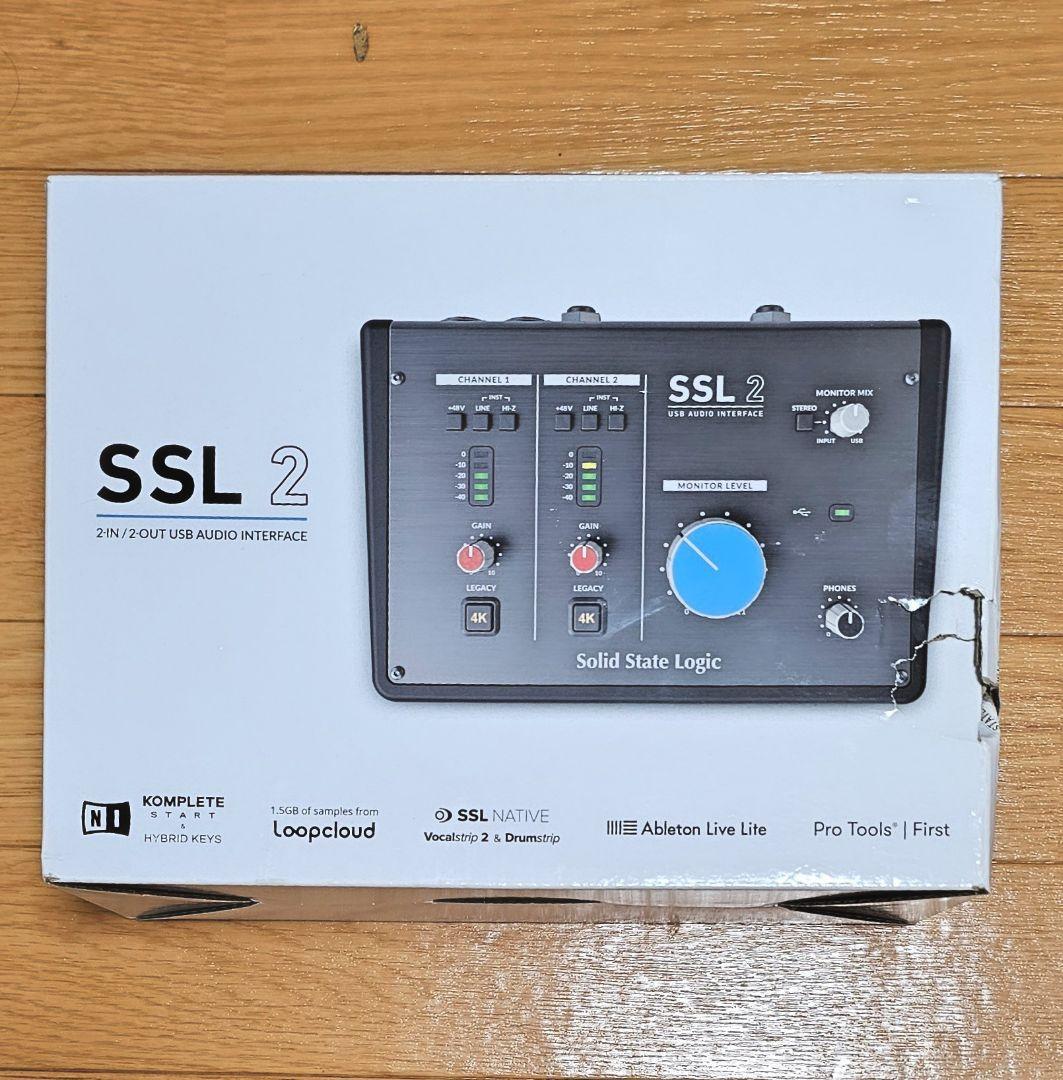 【未使用品】SSL2 USBオーディオインターフェイス 外箱破れあり