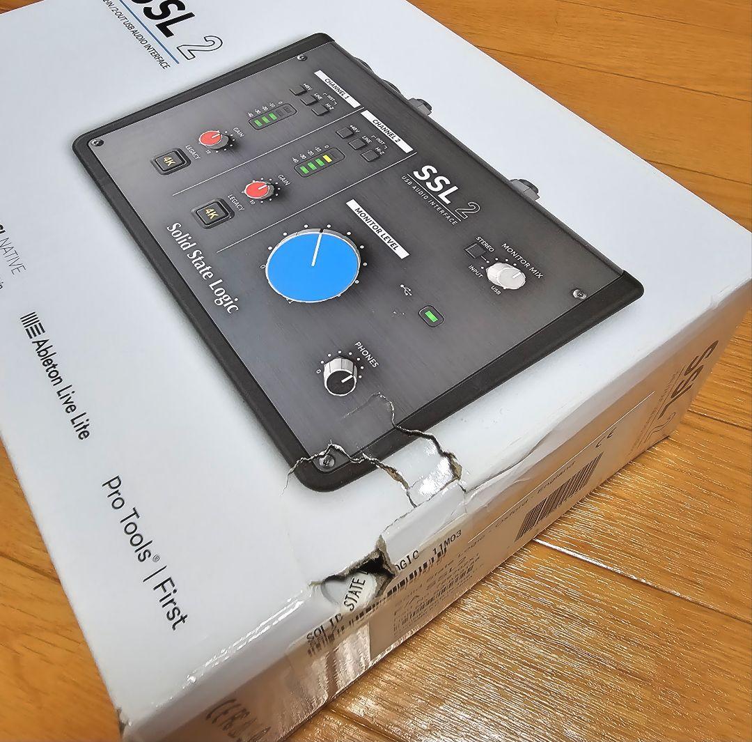 【未使用品】SSL2 USBオーディオインターフェイス 外箱破れあり