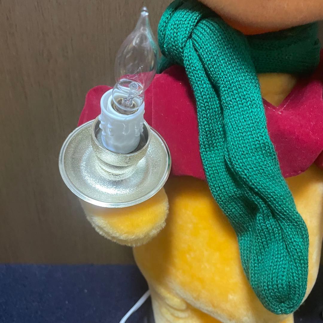 くまのプーさん ダンシング ライト 動作品 サンタ クリスマス ドール プーさん