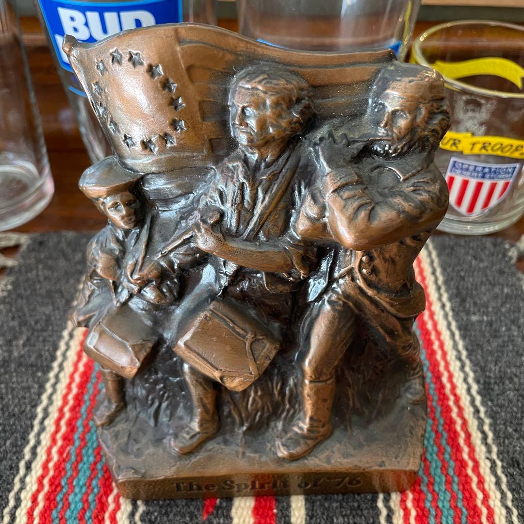 希少品！70's アメリカアンティーク　独立記念貯金箱　USA製ヴィンテージ雑貨