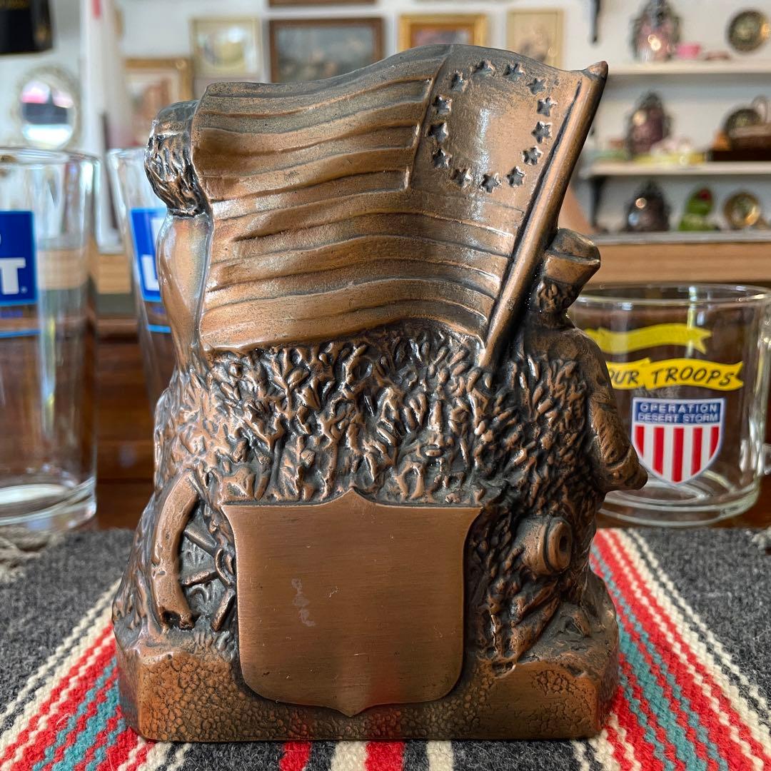 希少品！70's アメリカアンティーク　独立記念貯金箱　USA製ヴィンテージ雑貨