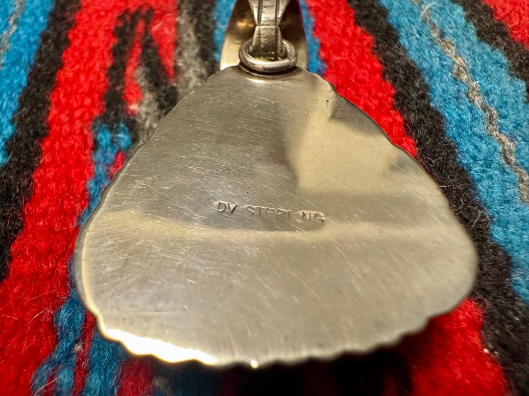 最終 デルバートバンデバー ペンダントトップ ブルージェムターコイズ ナバホ族