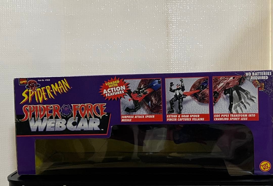 アメコミ toybiz SPIDERMAN SPIDER FORCE WEBCAR