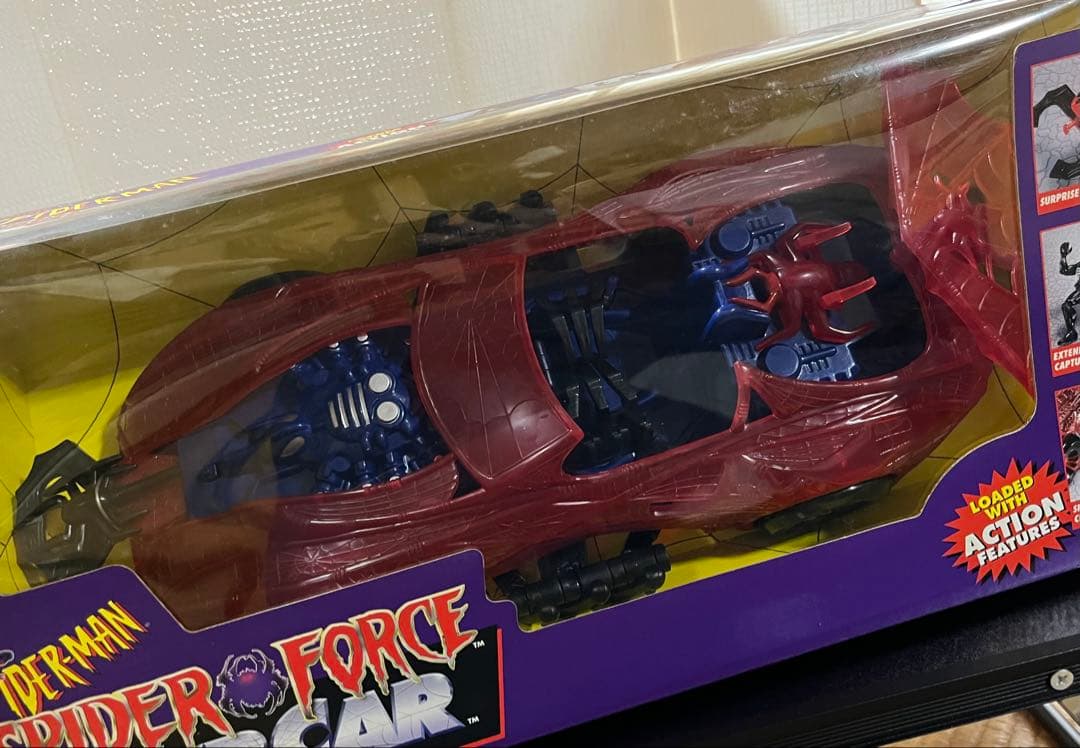 アメコミ toybiz SPIDERMAN SPIDER FORCE WEBCAR