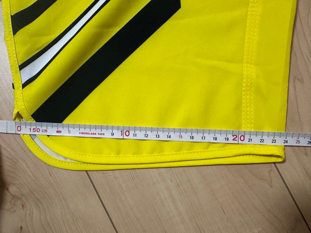 FIED フィジーク用サーフパンツ イエロー ストライプ