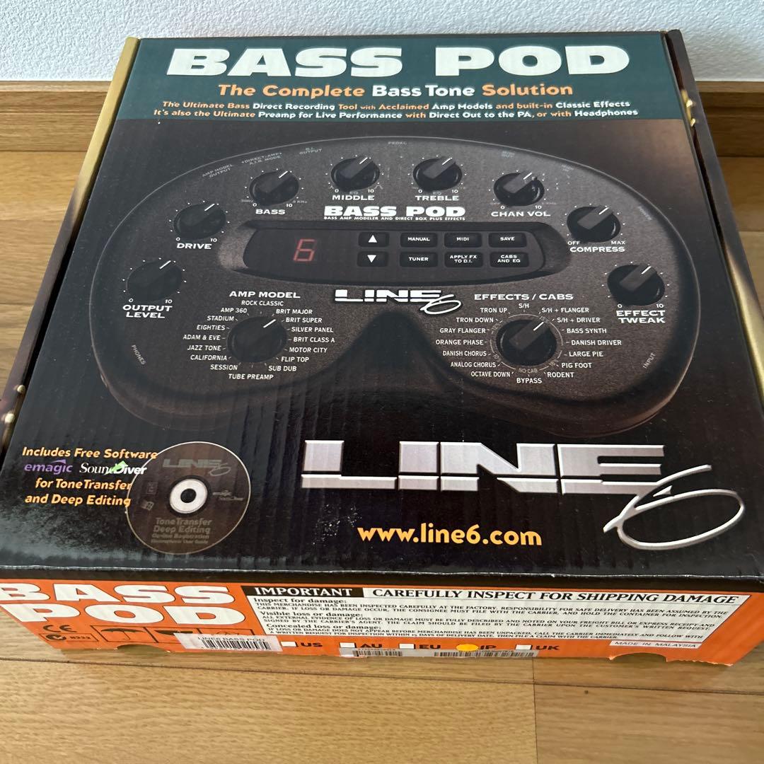 LINE 6 BASS POD ベースアンプシミュレータ