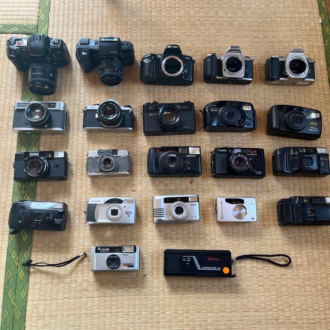 フィルムカメラ まとめ売り22台 ジャンク