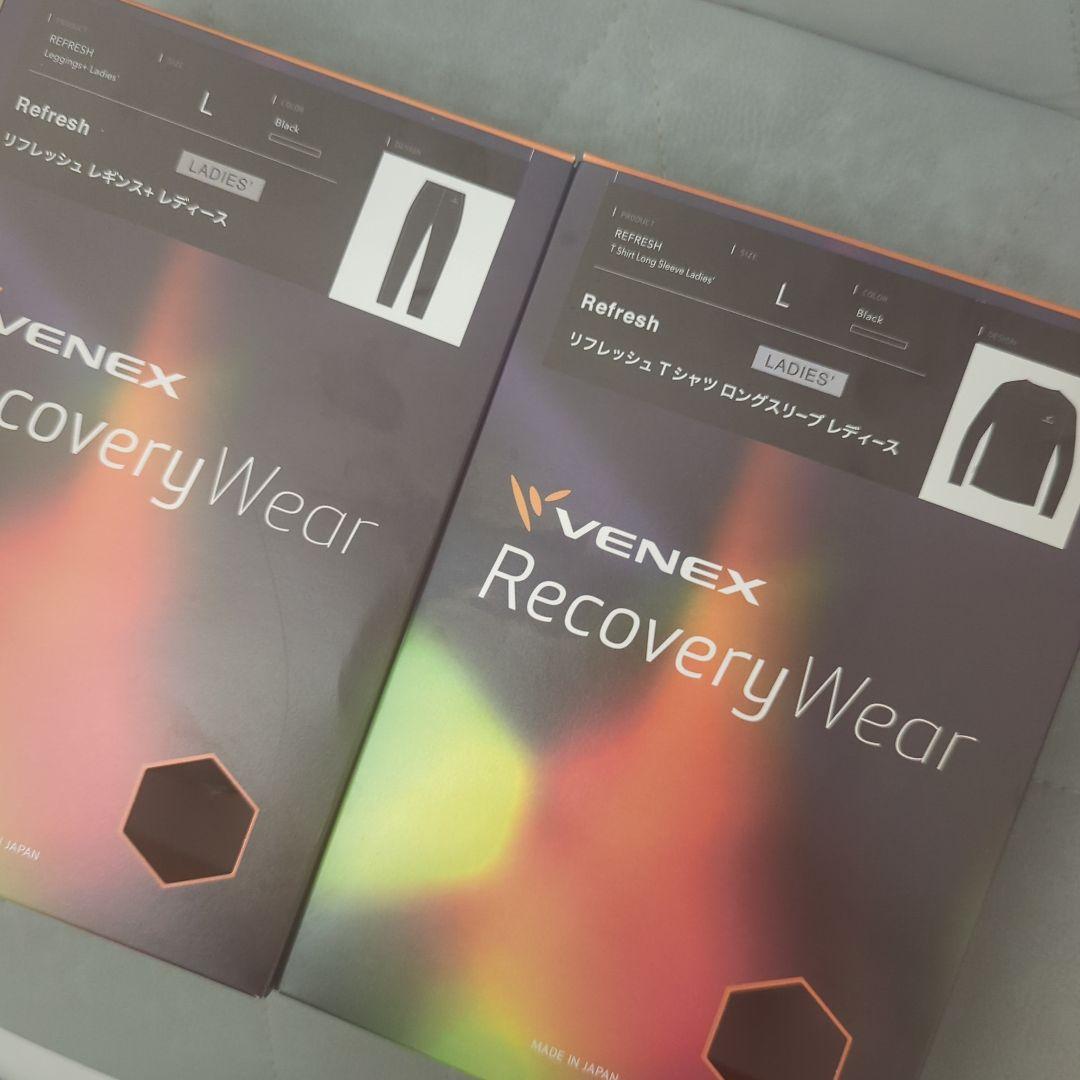 【新品】VENEX レディース リフレッシュ Tシャツ長袖 ＆レギンス L