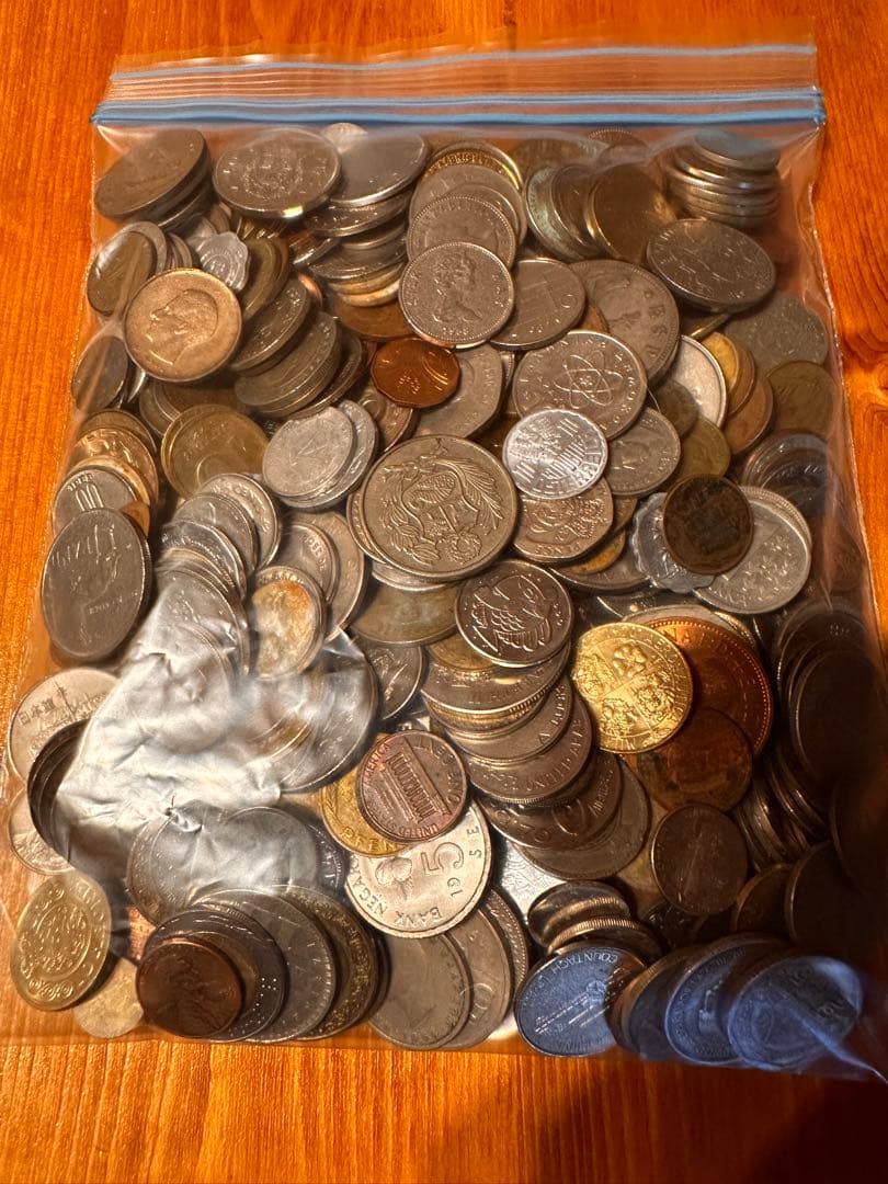 海外古銭 4kg ほかまとめ