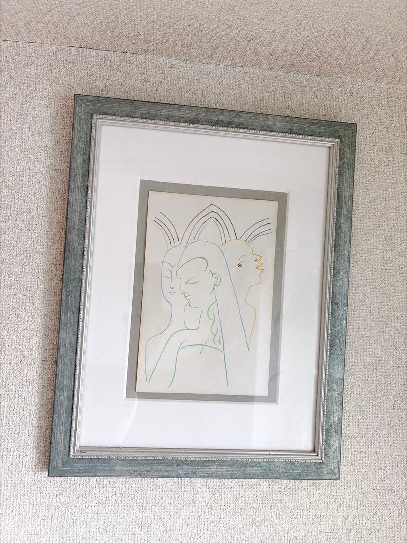 【希少】ジャン・コクトー 「タイトル不明」リトグラフ