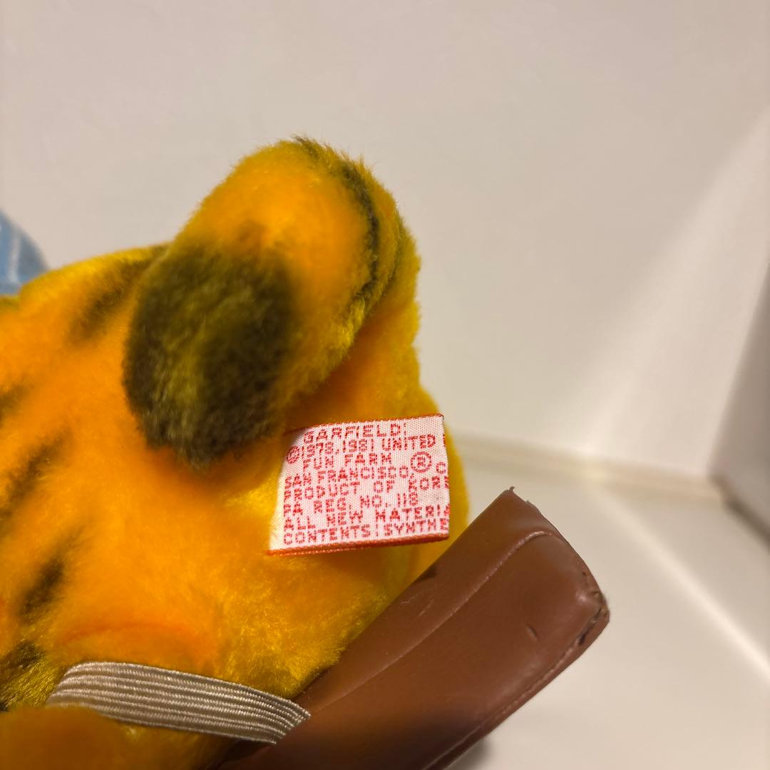 レア USA ヴィンテージ ガーフィールド ぬいぐるみ 1980s スキー