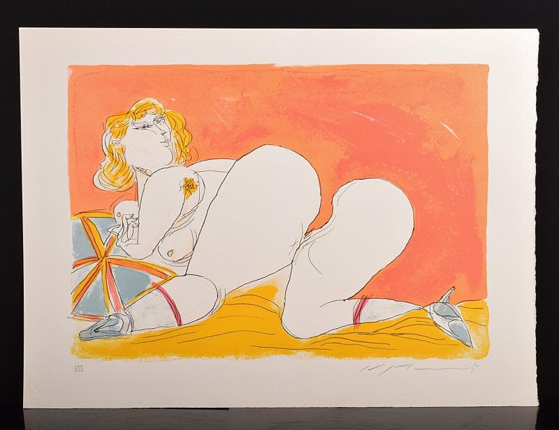 池田満寿夫　詩画集「おんなおとこ」ポール・ヴェルレーヌ169/350D3567B