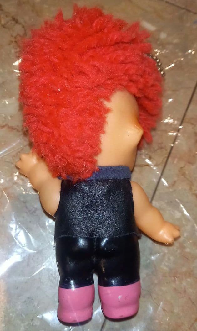 レア★キューピー★パンク★ROCKSTAR★ソフビ人形