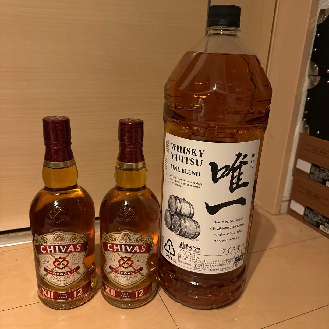 シーバスリーガル　12年　唯一　ウイスキー　セット売り