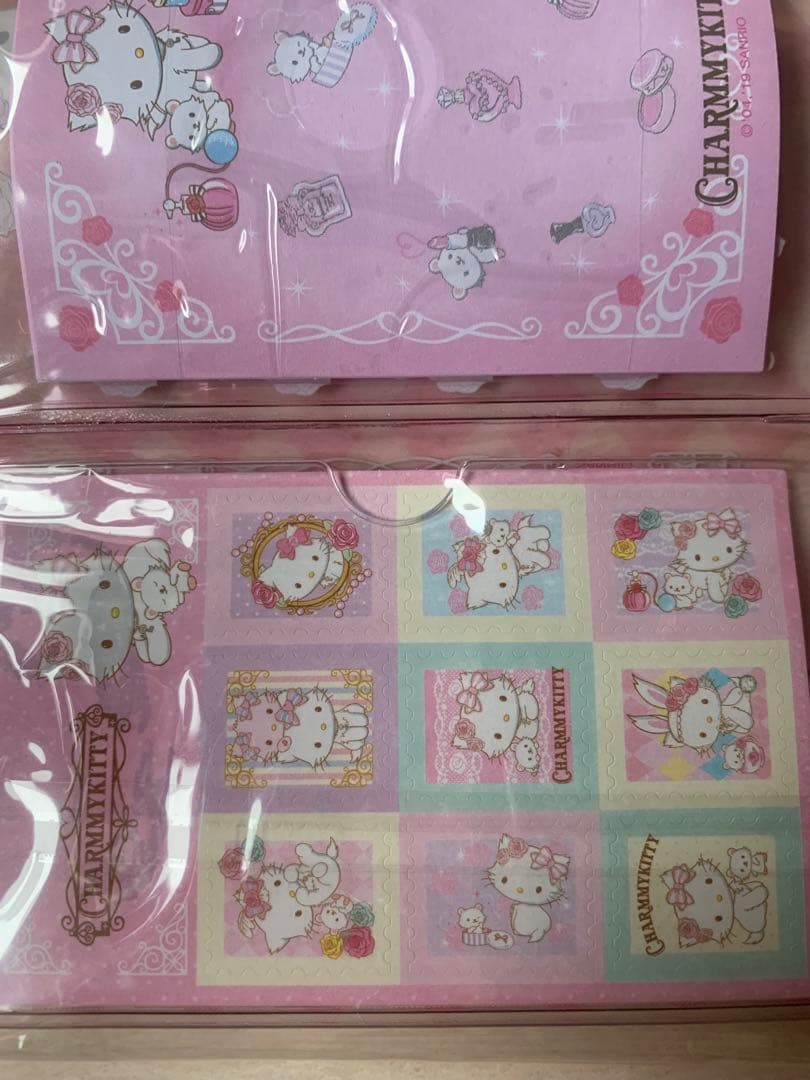 チャーミーキティ　ケース入りミニレターセット　レターセット　キティちゃん