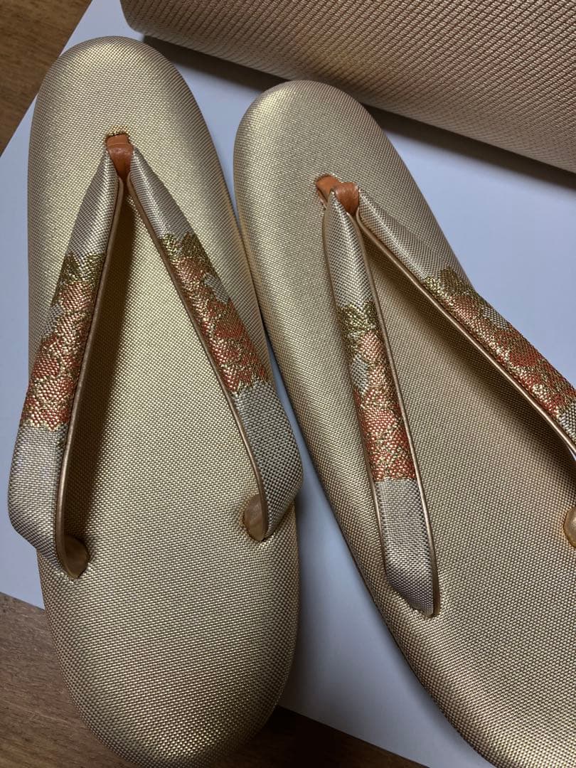 les_trois_tresors 和装　草履　バックセット　未使用品