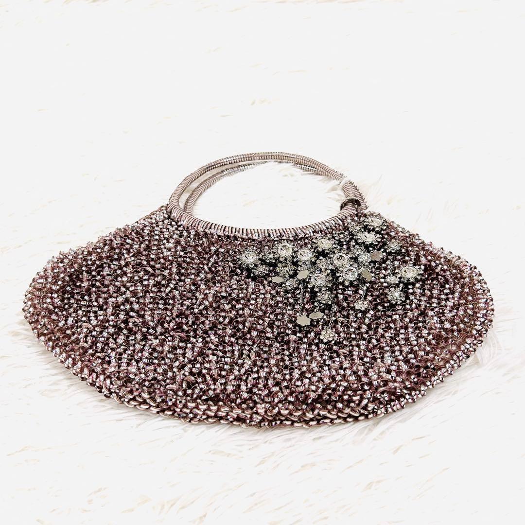 マルちゃん様⭐️【美品】ANTEPRIMA ワイヤーバッグ　ピンクシルバー