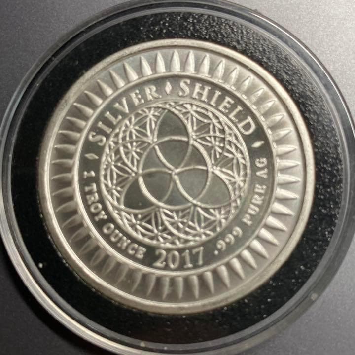 2017年 シルバーシールド シルバー 銀貨 1オンス