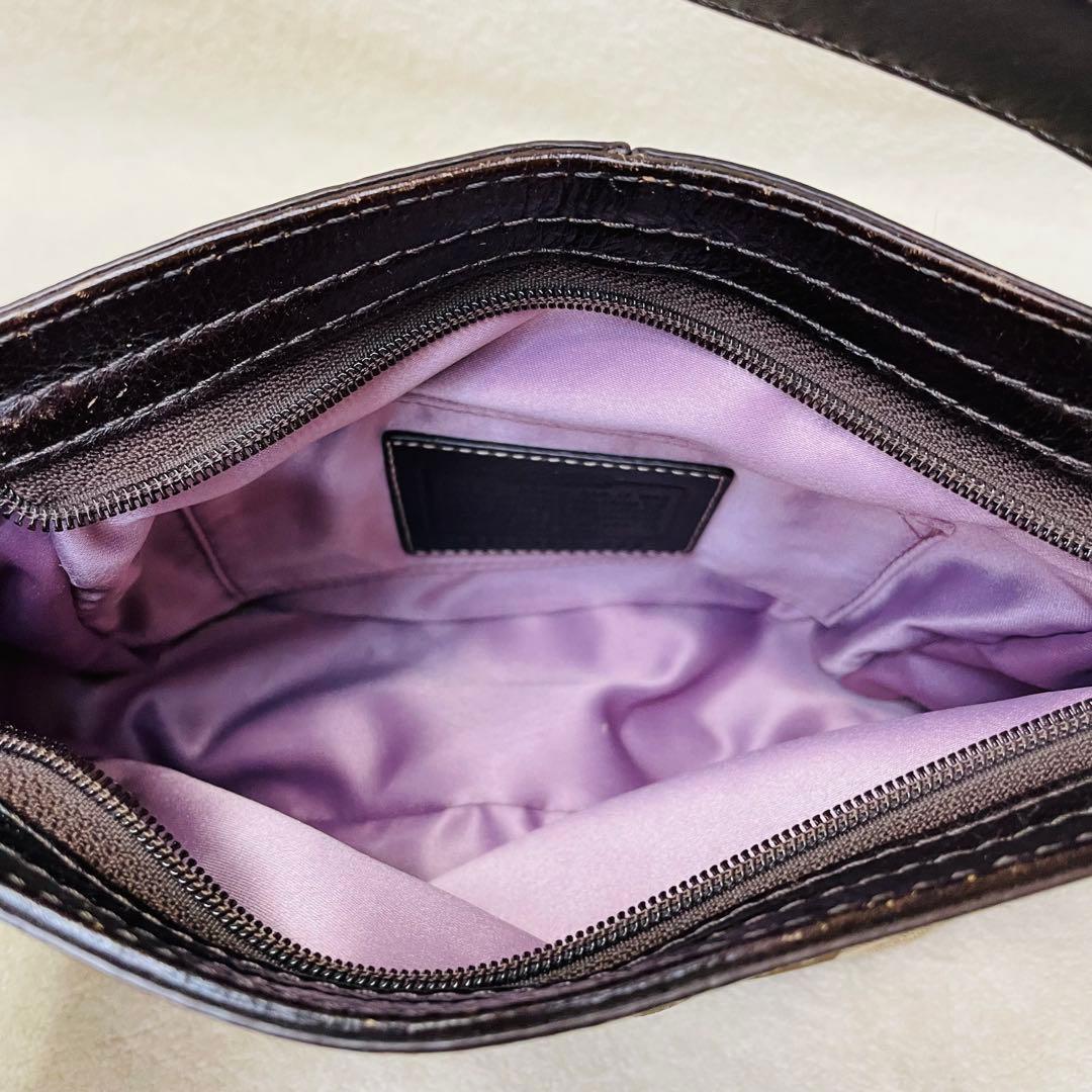 COACH コーチ ワンショルダーバッグ シグネチャー Y2K ホーボー