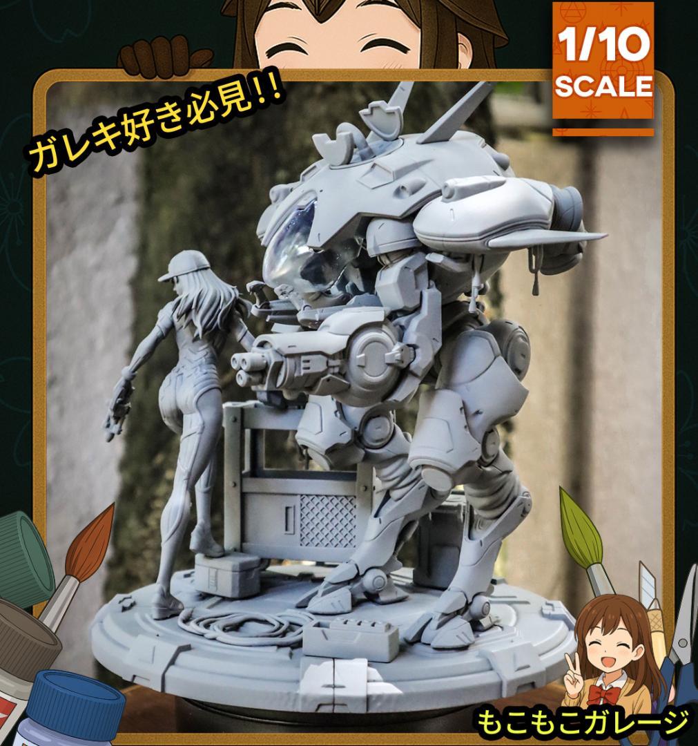 1/10 未塗装未組立 フィギュア ガレージキット DVA オーバーウォッチ