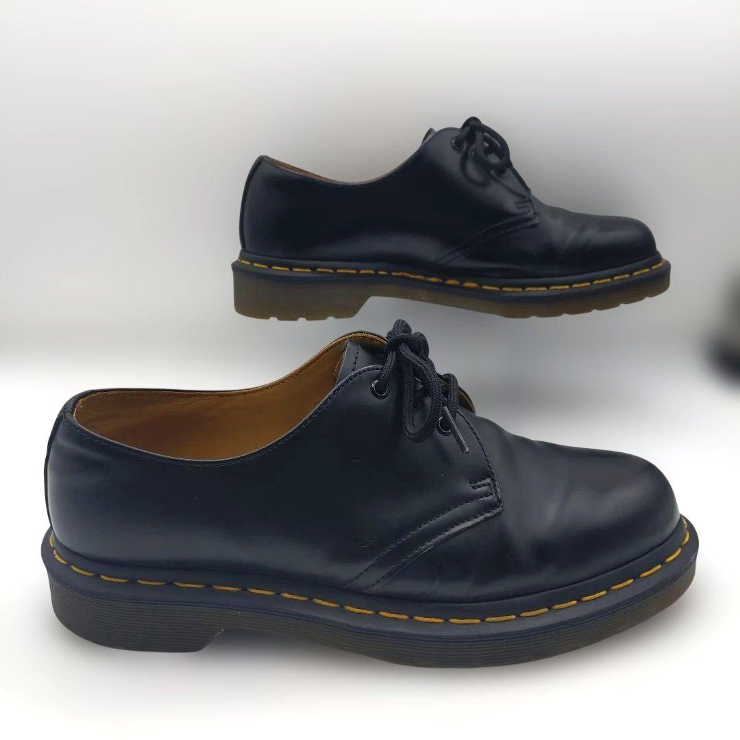 【美品】 ドクターマーチン 1461 59 UK7 3ホールシューズ ブラック