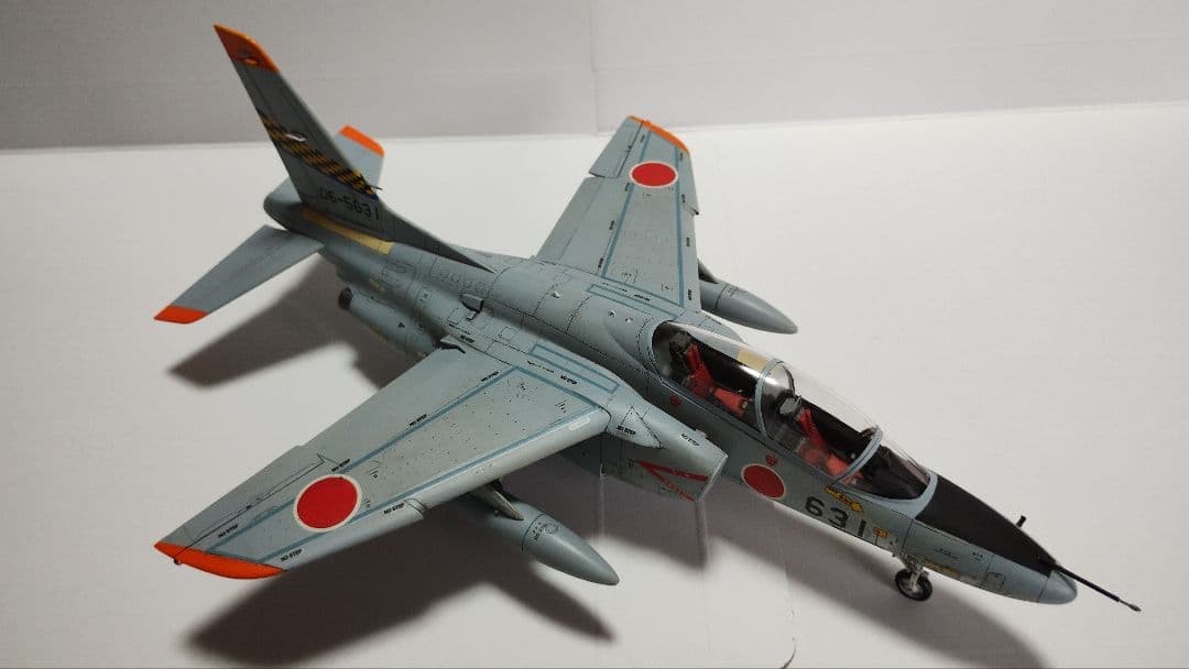 プラモデル完成機　1/48　川崎T-4